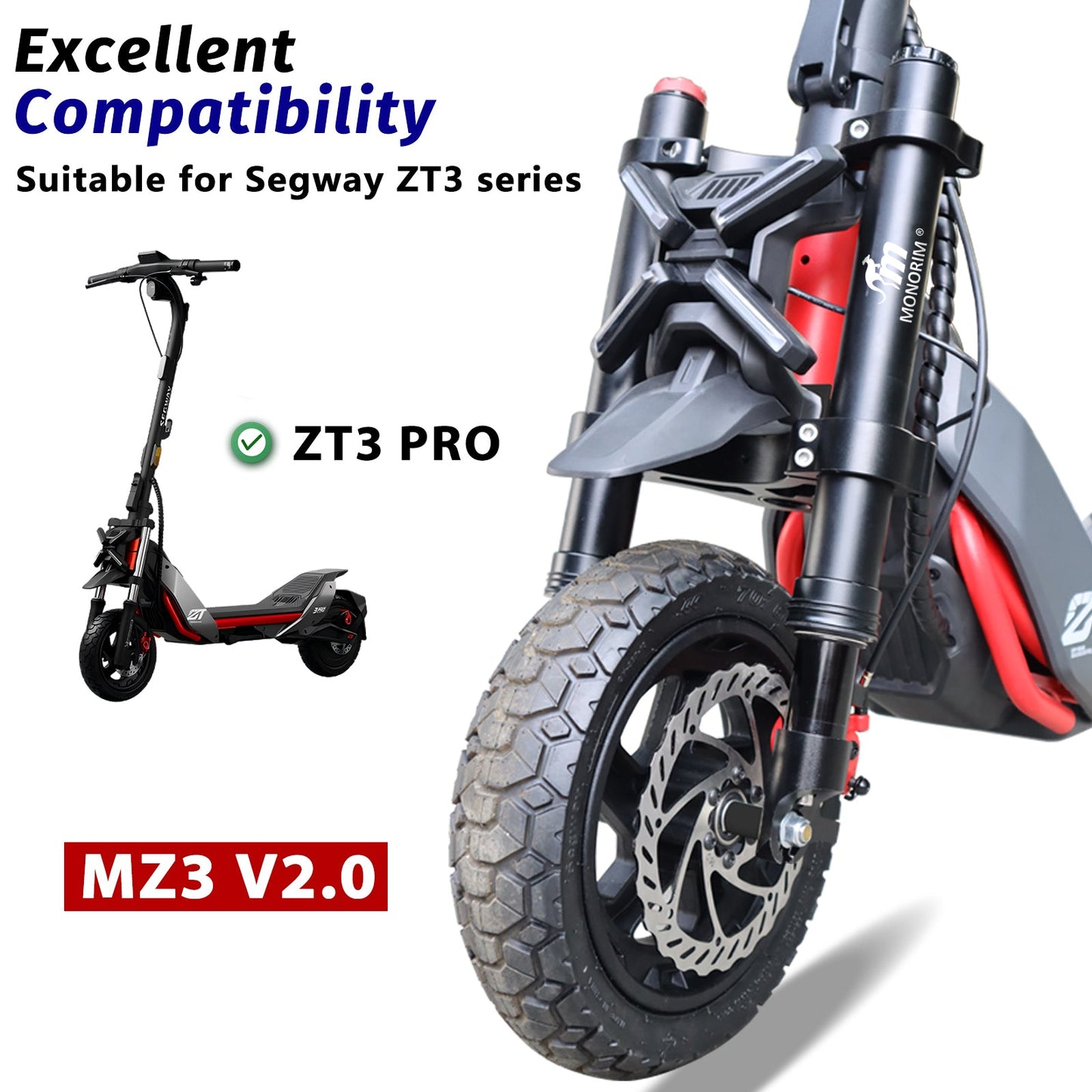 Monorim MZ3 V2.0 front Hydraulic suspension front suspension for ZT3 pro , front spring suspension to be Hydraulic and Air adjust suspension