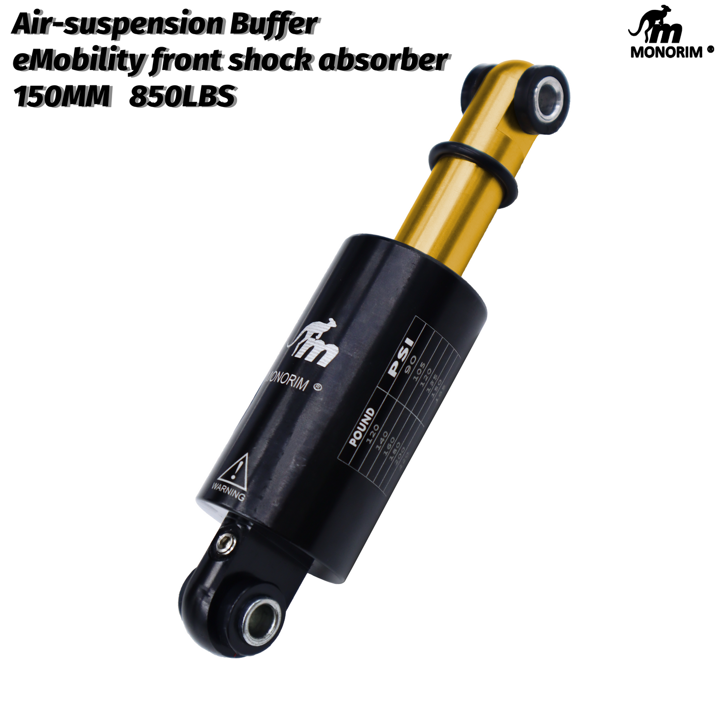 Monorim MG2 Front Air Suspension Kit for Segway G2 or G2E electric scooter Shock absorber Accessories