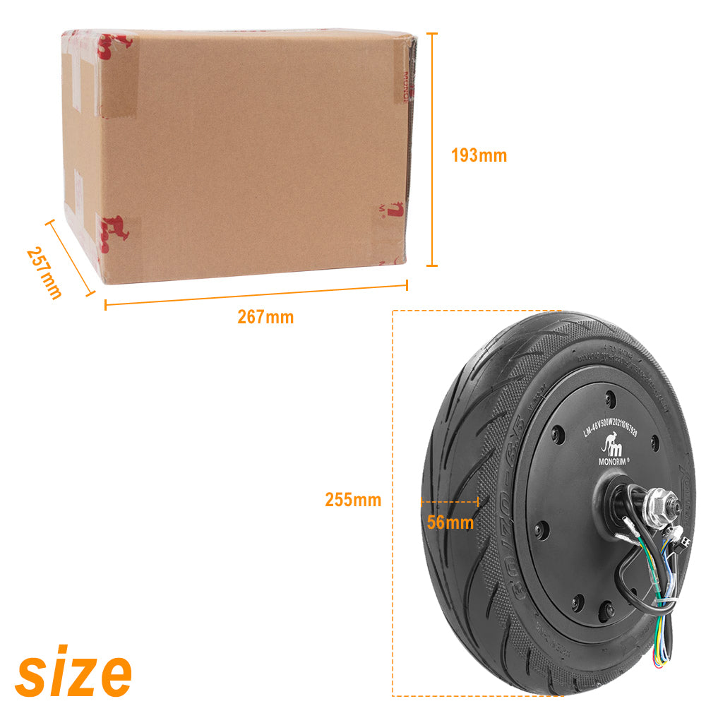 Monorim N9x-22 Inflatable tires compatible for Segway G30 E 48V 500W 60km/h support motor