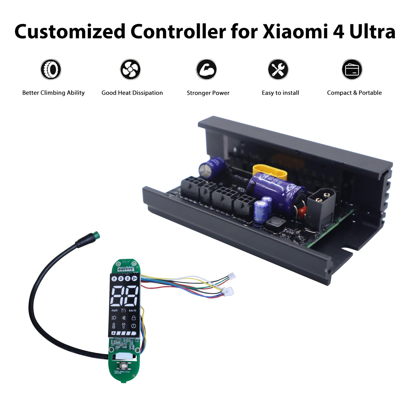 Monorim Hack4ultra controller set to be 35km/h unload for xiaomi4 ultra