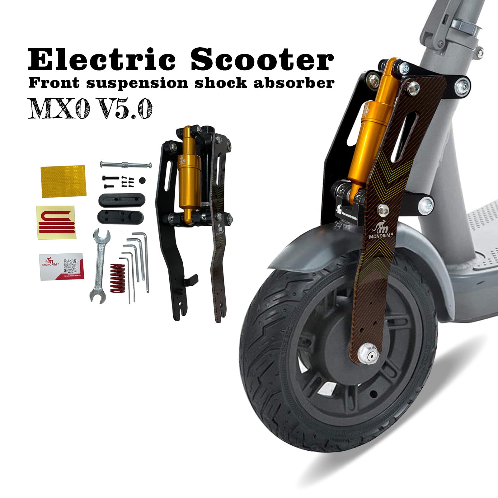 Monorim MX0 Front Suspension kit v4.0 for Segway Scooter Max G30 D/E/P –  monorim store