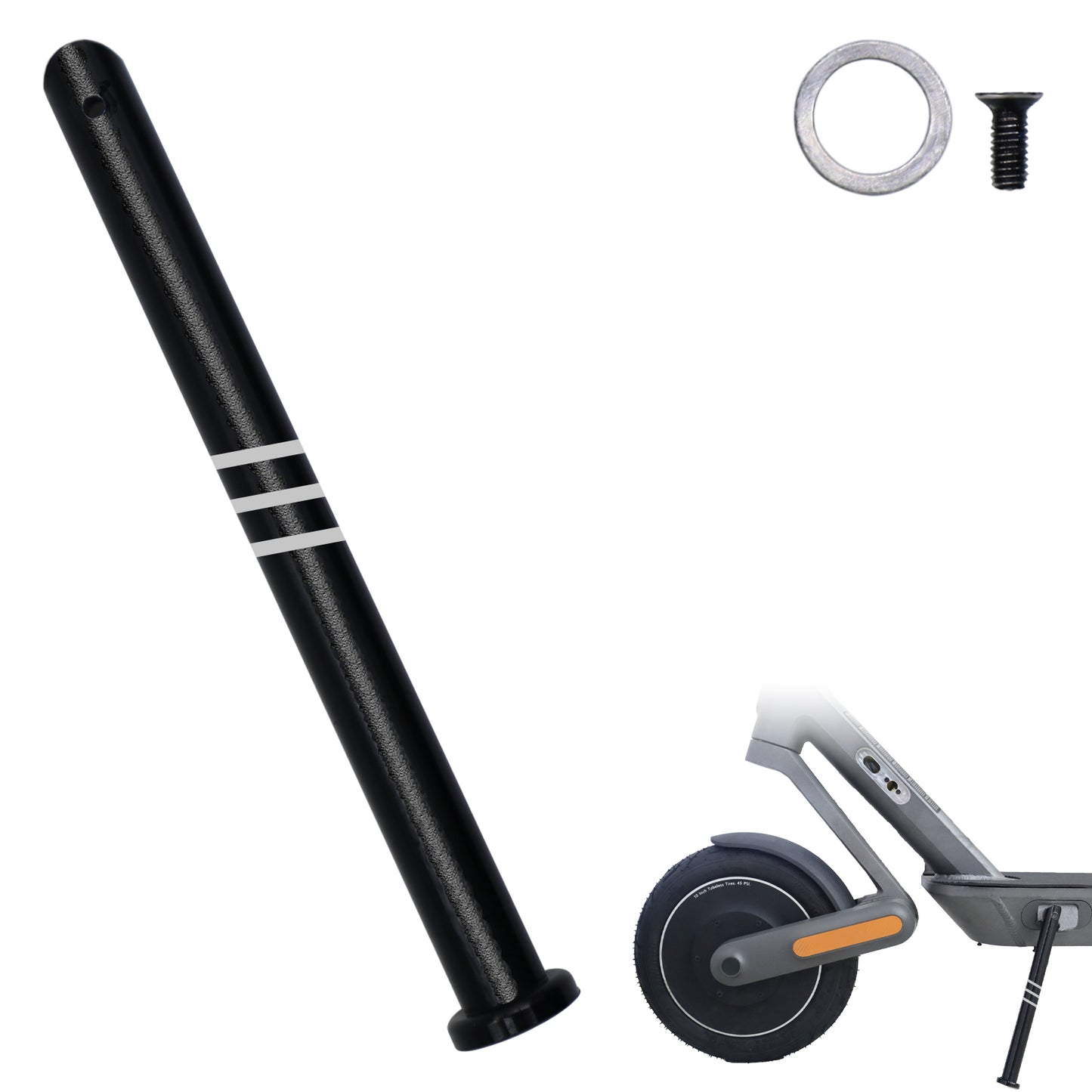 Monorim S4U Parking Kickstand Tripod Side Brake Stand for Xiaomi 4 Ultra Electric Scooter Rustproof Brake Foot