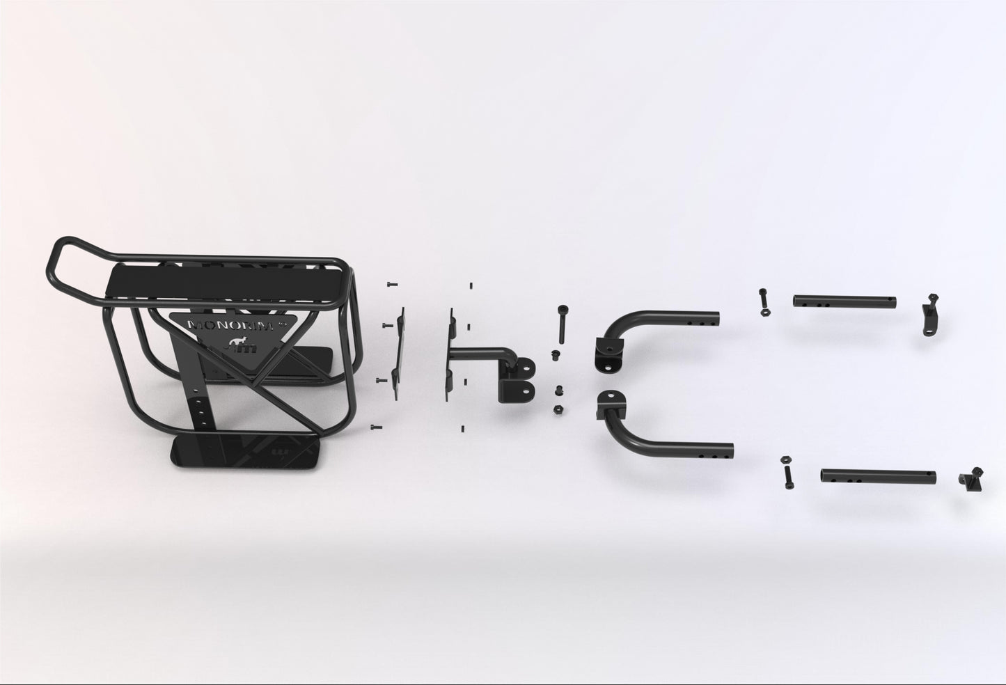 MONORIM Universal GL8 trailer rack storage extension kit carrier basket for Ebike or bike