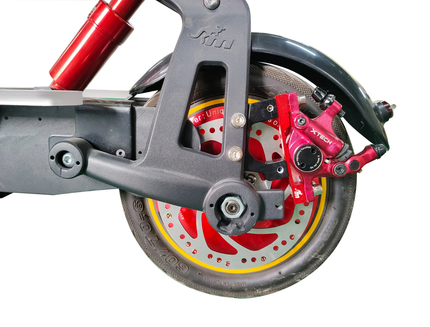 MONORIM MD-MXR1 Pro Xtech Disc Brake Upgrade Parts for Segway Ninebot Scooter Max G30 Series, 140mm for Rear Motor with MXR1