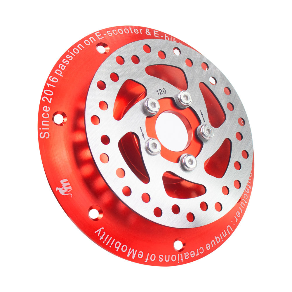 Monorim MD-MAX Motor Deck Upgrade Disc Brake Parts For vivobike s4 Scooter, 120mm for Rear Motor