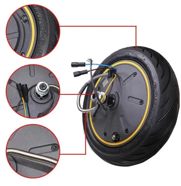 Monorim G12 rear wheel motor with tubeless tire(not air) for T3s