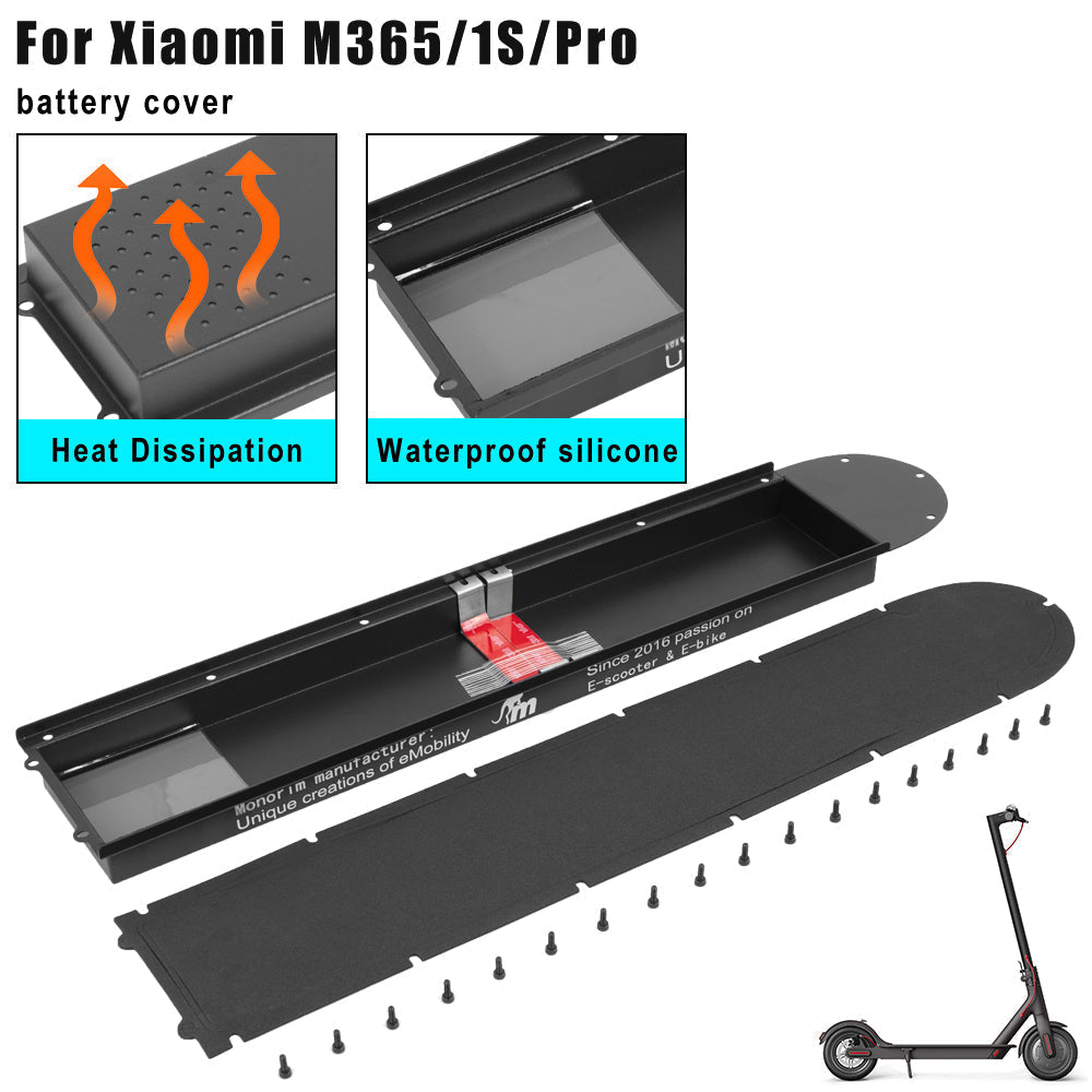 Monorim HDC Cooling Battery Bottom Cover for Xiaomi Scooter m365, Heat Dissipation&Space Expansion