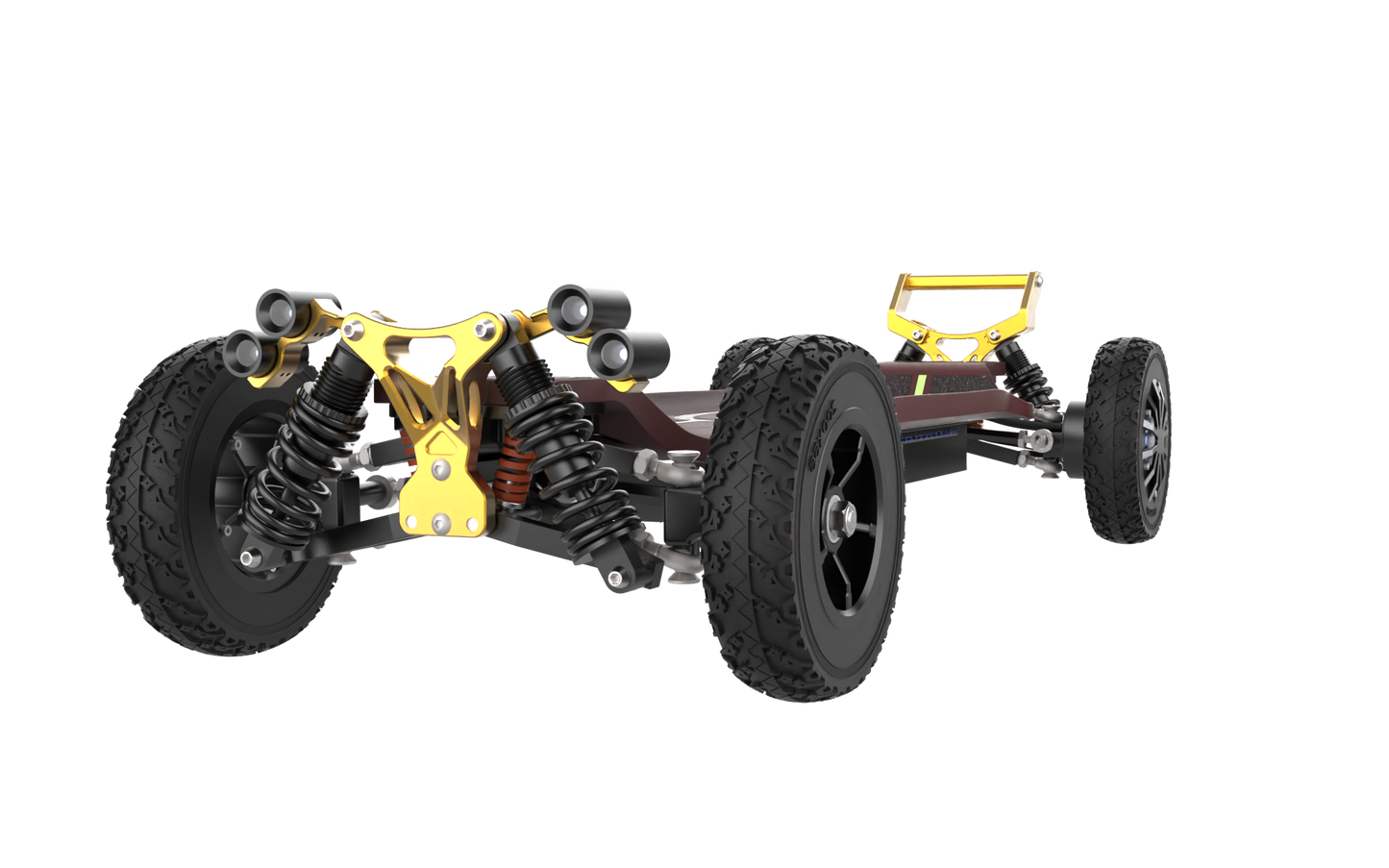 Ecomobl M24 2WD 14S4P Real Suspension Off-road Electric Skateboard – Free Shipping