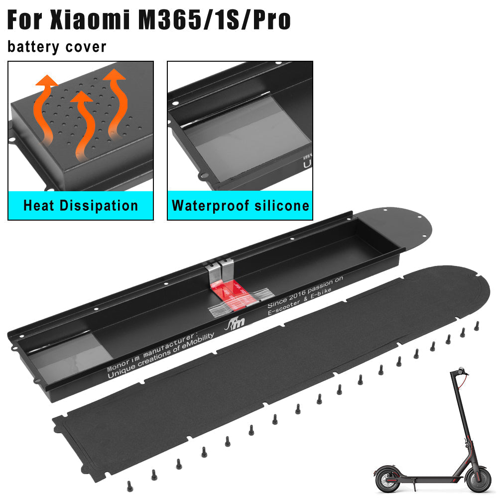 Monorim HDC Cooling Battery Bottom Cover for Xiaomi Scooter pro1, Heat Dissipation&Space Expansion