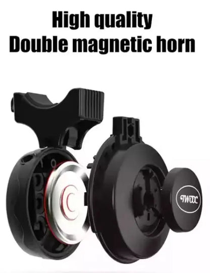 Elektroroller, wiederaufladbarer, wasserdichter Fahrradalarm, elektronische Lenkerklingel, Fahrradklingel für Xiaomi/Segway/E-Scooter oder E-Bike