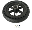 Monorim N10-10 10 *2.125 inch back wheel(with tires) by default V1 for T0S/  T0s-R /T2s pro T2s pro+