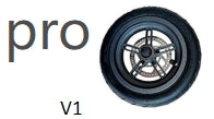 Monorim N10-1 8.5inch back wheel(with tires) by default V1 for T2S PRO+