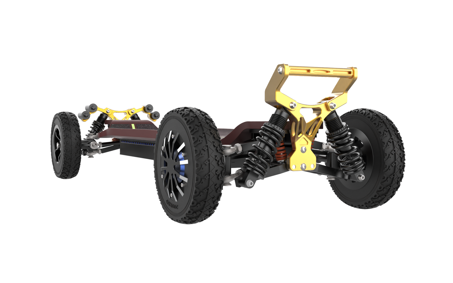 Ecomobl M24 2WD 14S4P Real Suspension Off-road Electric Skateboard – Free Shipping