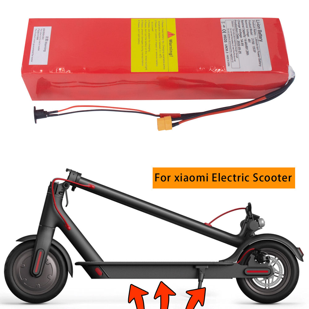 Monorim B2/B2 Pro Scooter Battery 48v 14.4ah for Xiaomi mi3/pro2/pro1/m365/1s/es LS cells BMS Maximum withstand current is 60ah