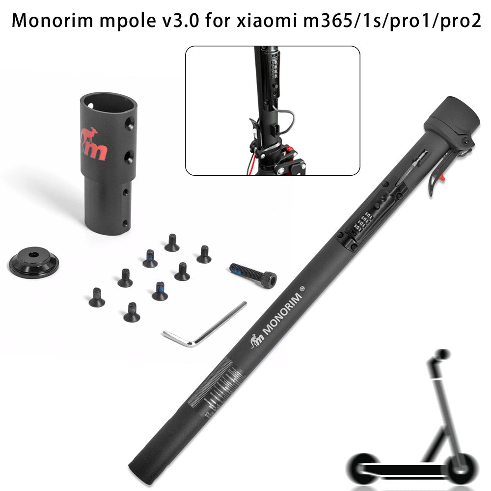 Monorim Mpole V3.0 For Aovo pro 365go specially front latching bicycle style folding column