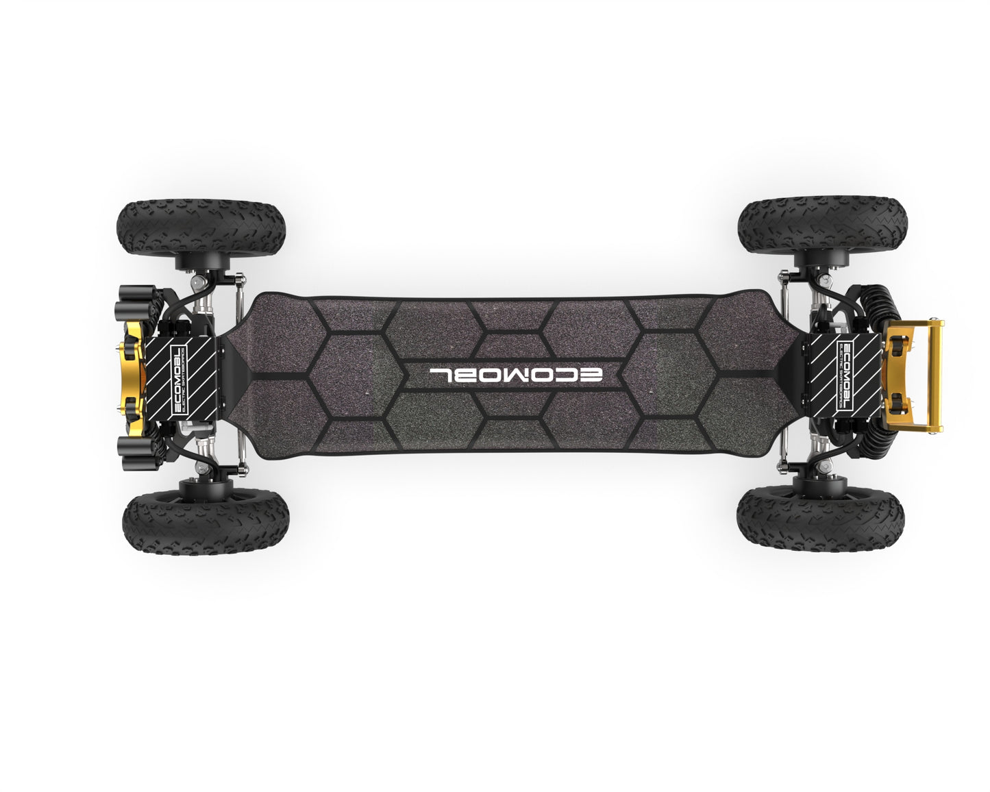 Ecomobl M24 PRO 4WD 40T 12S5P Real Suspension Off-road Electric Skateboard – Free Shipping