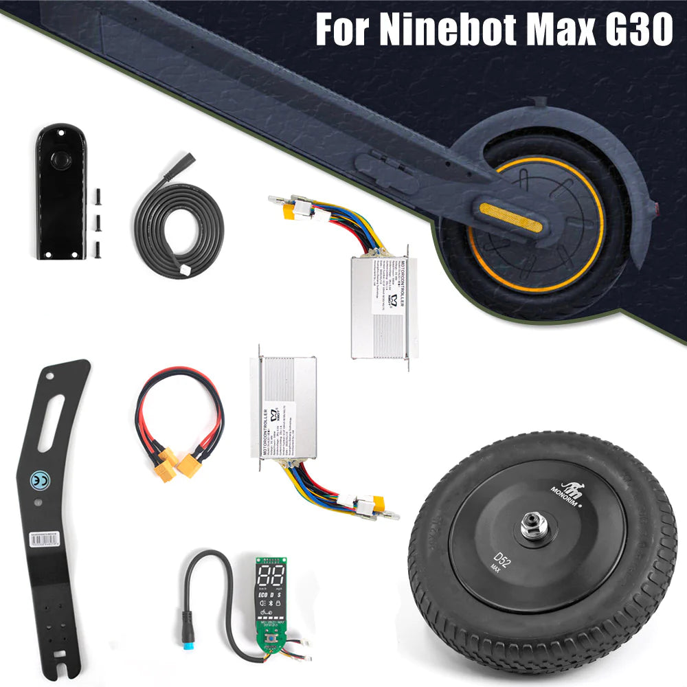Electric Scooter Rear Wheel Motor Cable Drive Wheel Plug For Ninebot G30  Max