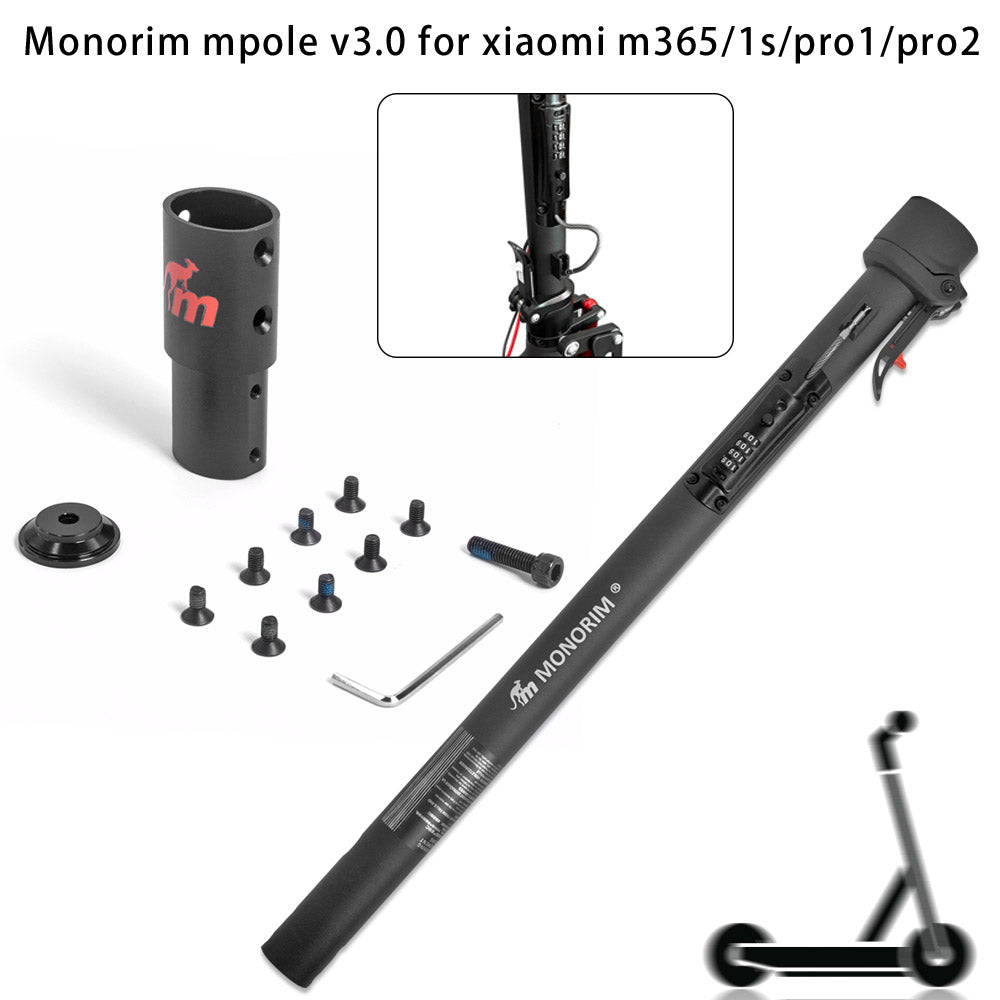 Monorim Mpole V3.0 For Xiaomi mi3/pro2/pro1/m365/1s/essential   specially front latching bicycle style folding column