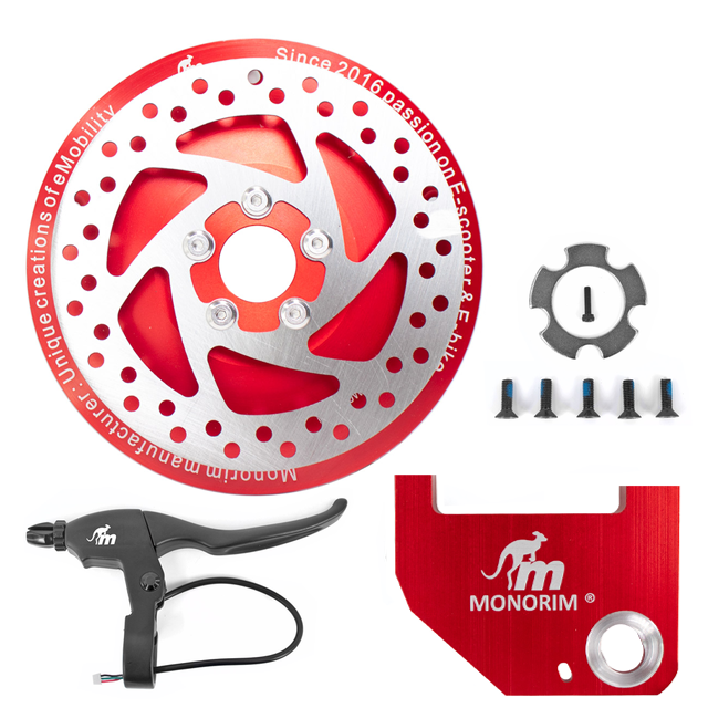 Monorim MD500W-MAX Motor Deck Upgrade Disc Brake Parts For t3s/T3s pro+ Scooter, 140mm for Rear Motor