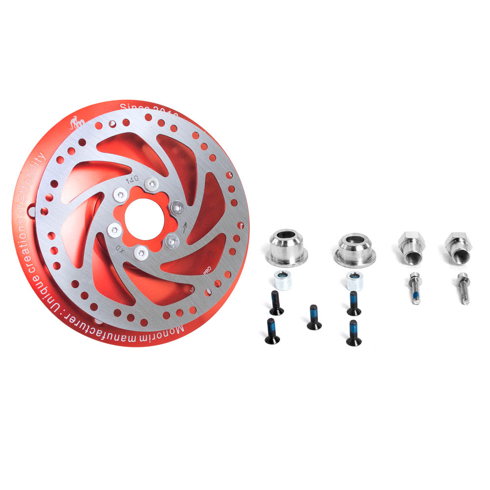 Monorim MD500W Pro Motor Deck Upgrade Disc Brake Parts For Xiaomi Scooter pro2, 140mm for Rear Motor