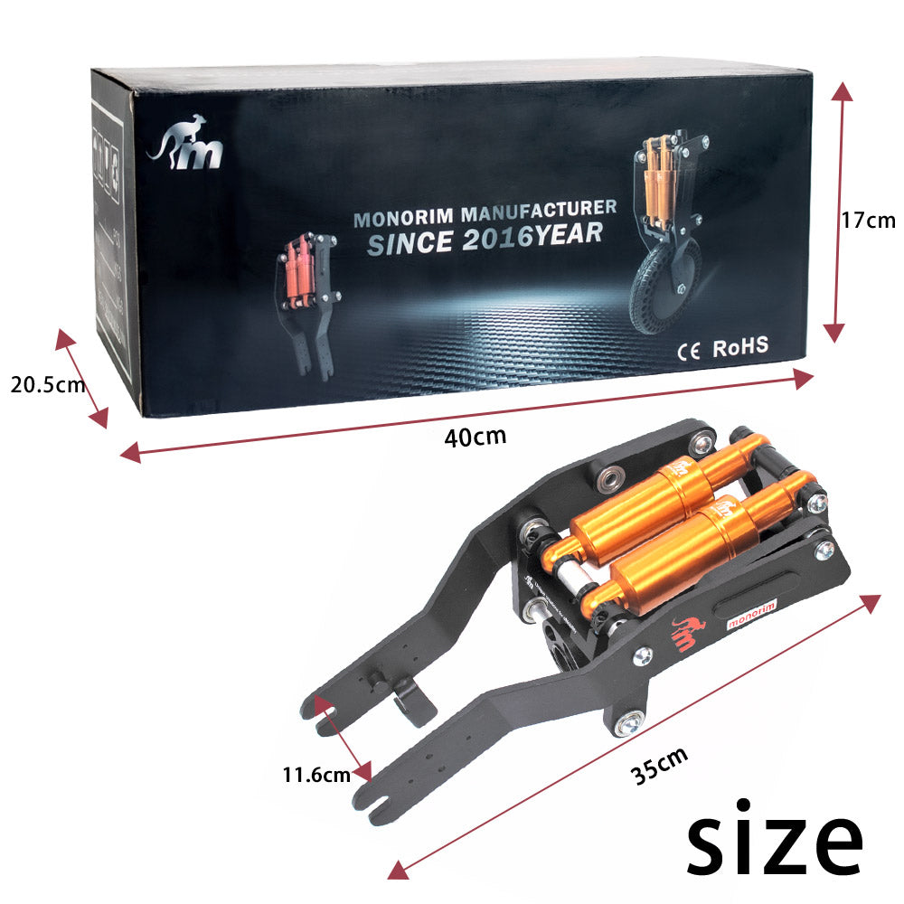 Monorim DMX0 Dual Suspension For Segway Max G30 LP  Upgrade Modified Shock Absorber Accessories