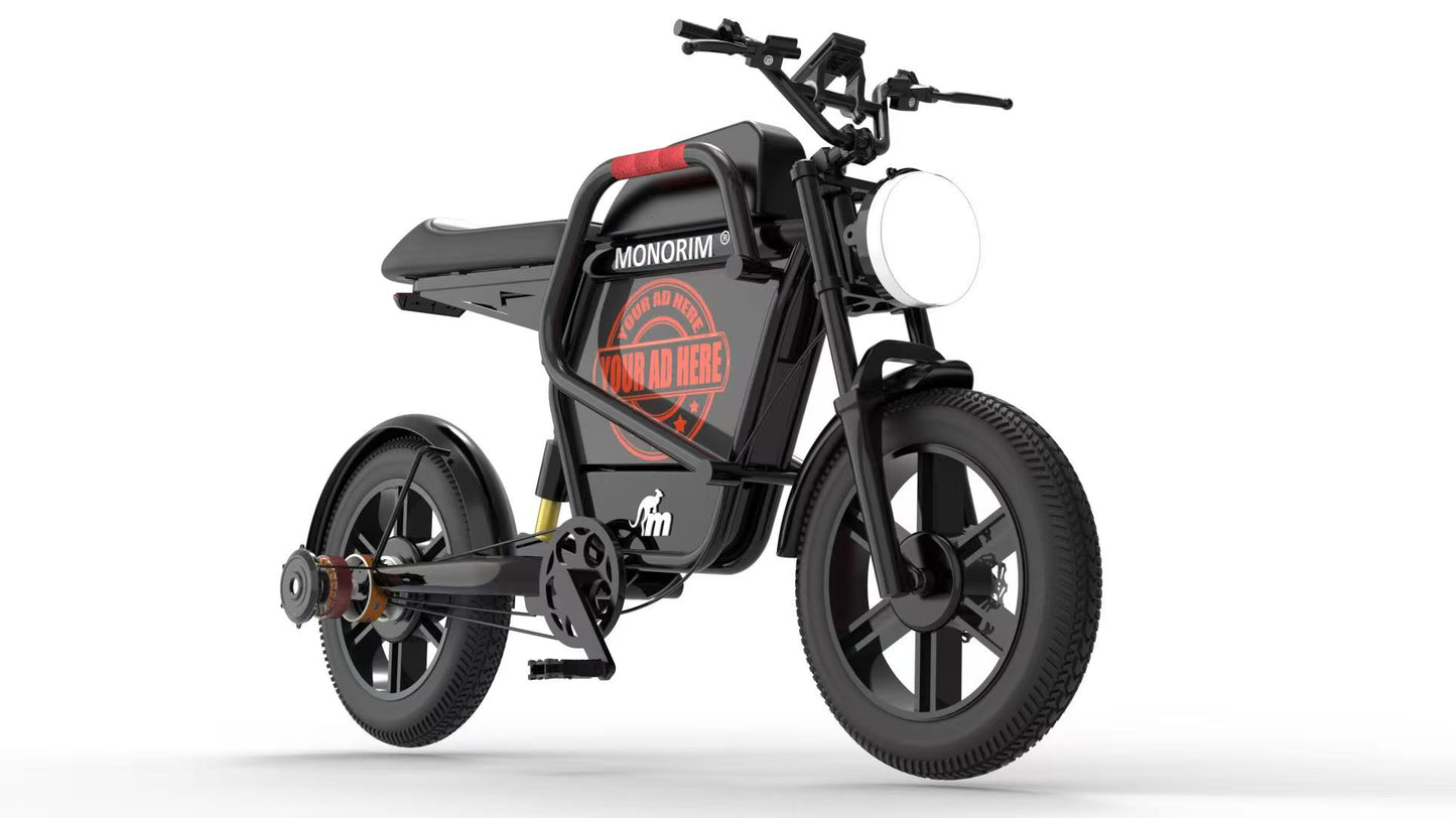 Pre-sale Monorim unique aluminum frame Emotobike ETB72  72v 40ah 6000w max speed >80km/h range >100km