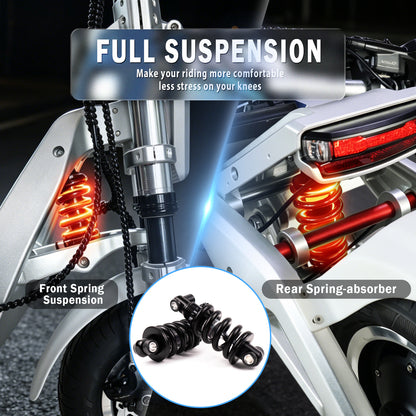 (Preorder)MONORIM Unique BT07 offroad ele-scooter 72V 6000*2w 135km/h range 120km Peak Performance On Demand