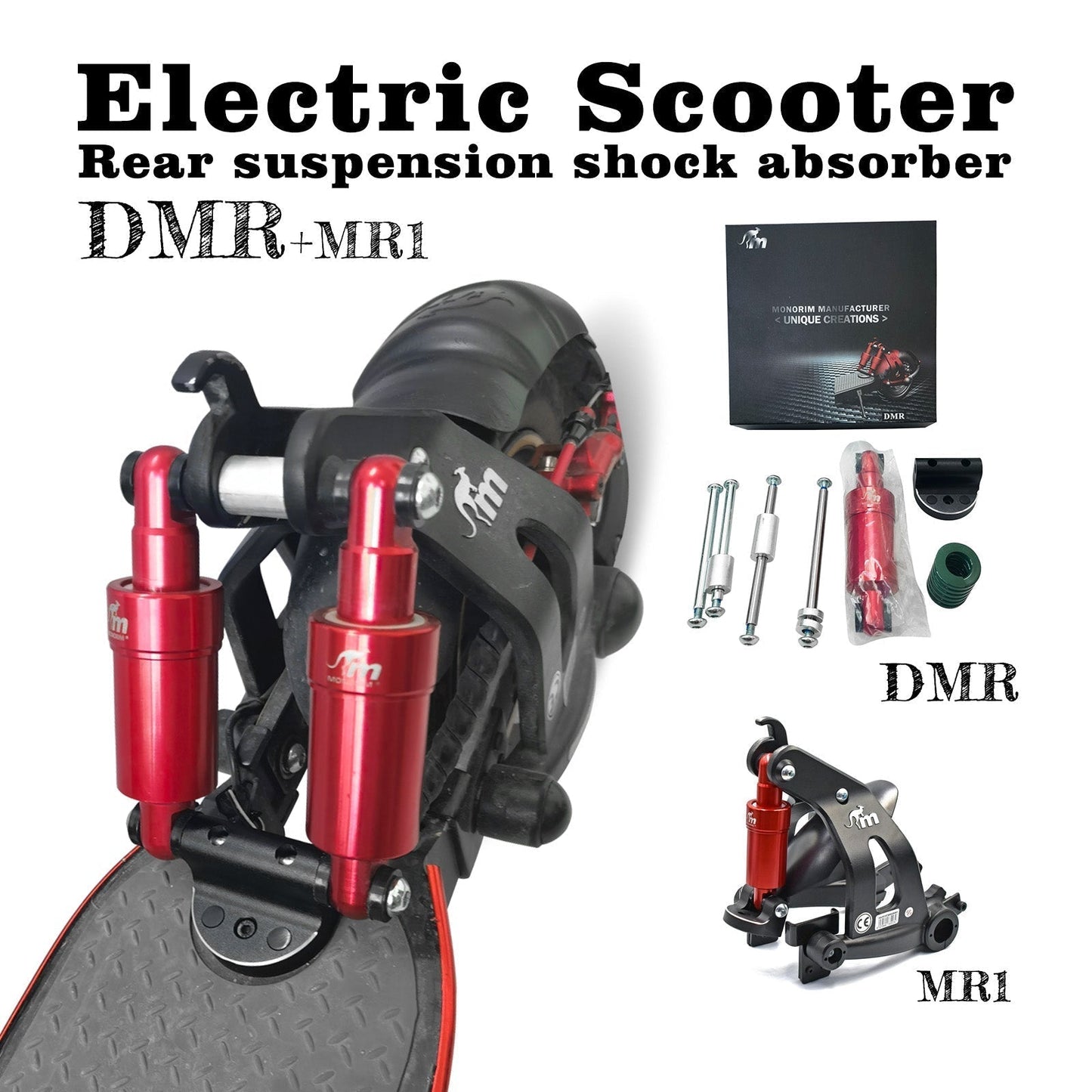 Monorim DMR Upgrade Modified Dual Shock Absorber Accessories For Xiaomi m365 Scooter Rear Suspension