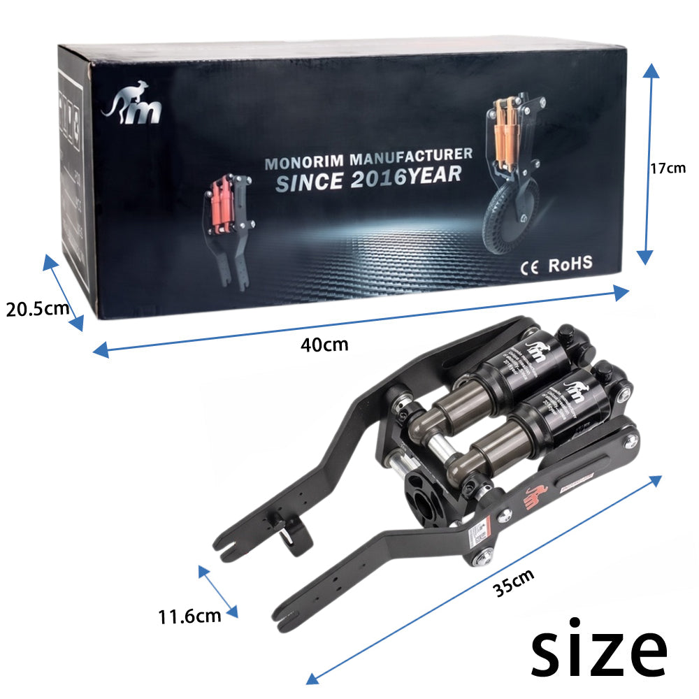 Monorim DMXE Dual Air Suspension For Segway Max G30 D/E/P/DII/LEII/LD/LE/LP Upgrade Modified Shock Absorber Accessories