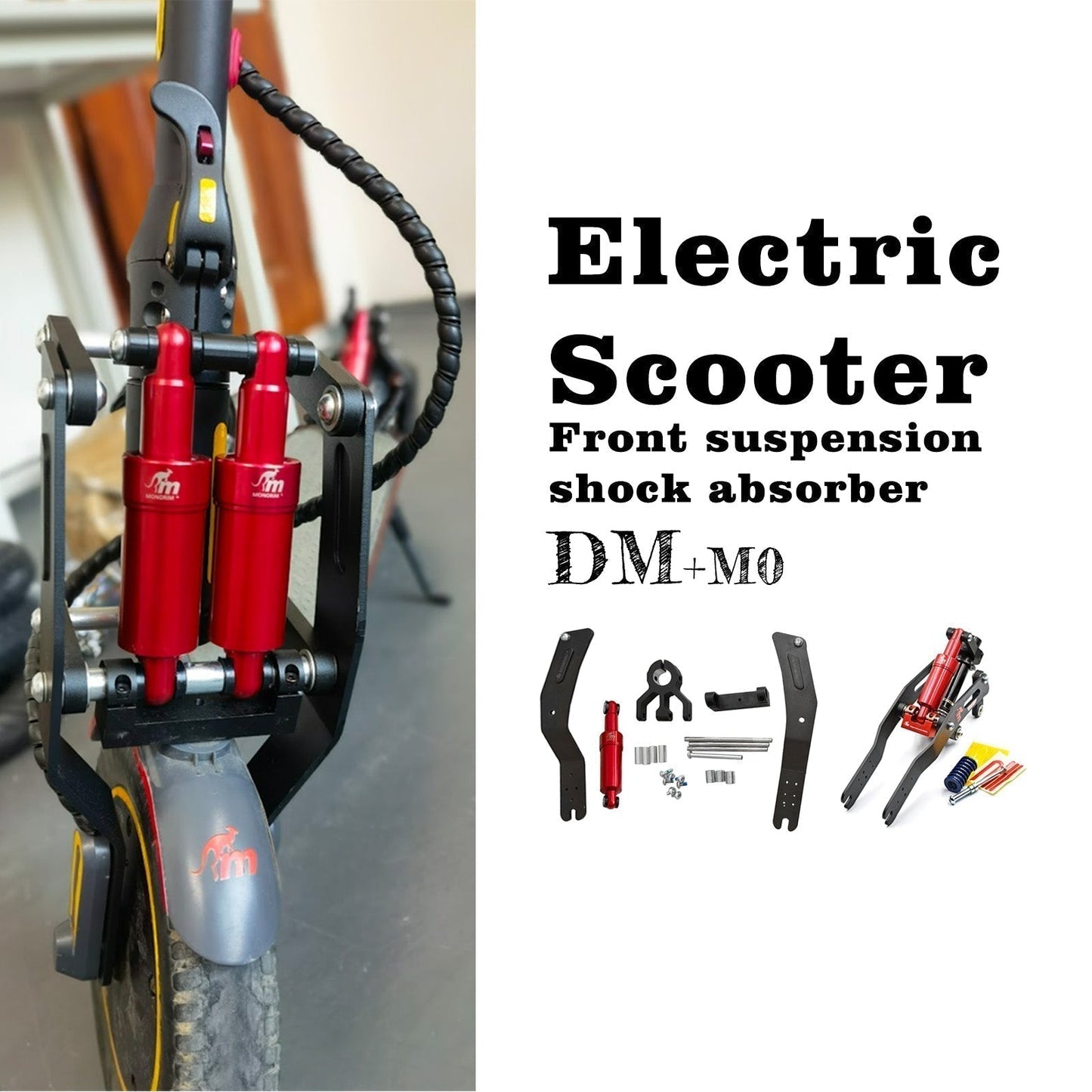 Monorim DM Upgrade Modified Dual Shock Absorber Accessories For Xiaomi 4 Scooter