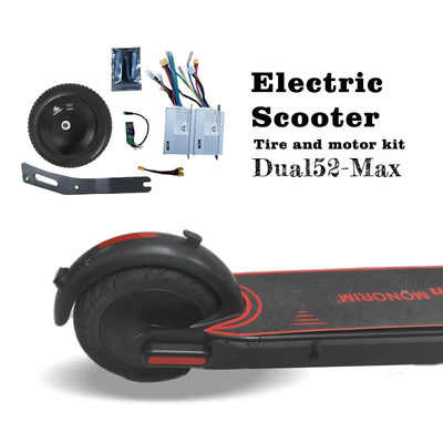 Monorim Dual52 Max Upgraded to be AWD 48V 500W Dual-Drive 60km/h for Segway Scooter Max G30 D/E/P/DII Basic on U5 kit