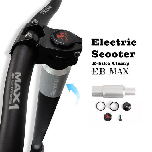 MONORIM EB Max E-bike Clamp For Segway Ninebot Scooter MAX G30 E Pole Handle Bar Parts Accessories