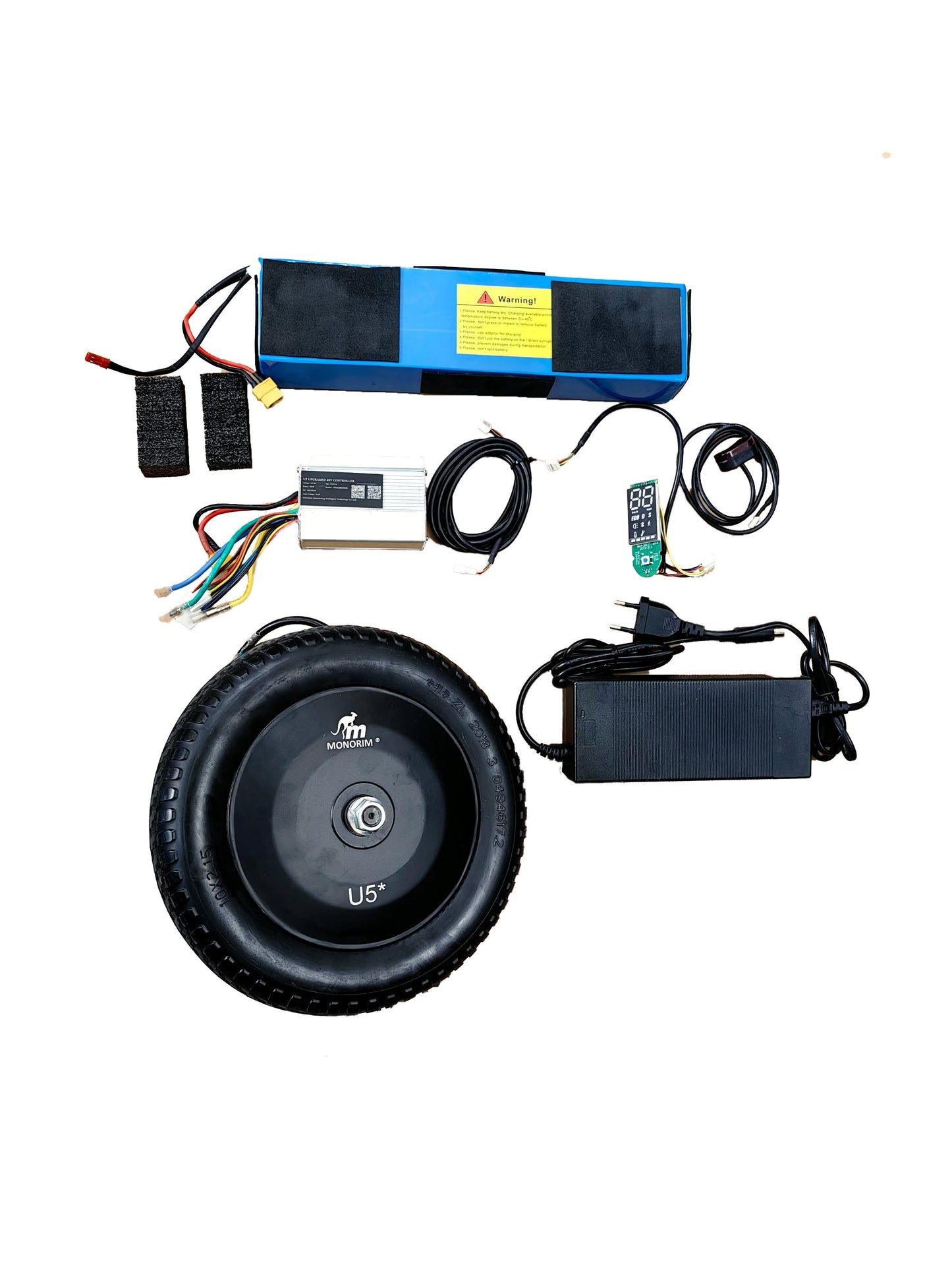 Monorim U5-F0 Upgrade Kit to be 500w 48v 10.4ah for segway F35 Speed 65km/h