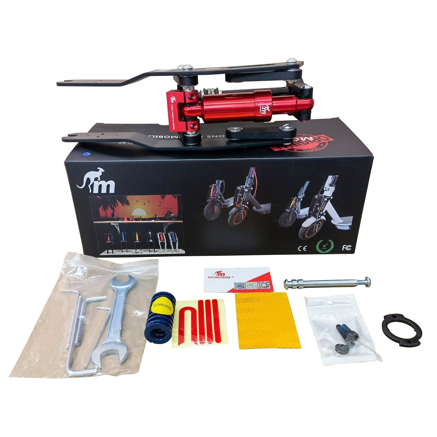 Monorim M0 Front Suspension Kit v4.0 for Xiaomi PRO Scooter Specially for 8.5/10inch Shock Absorber Accessories