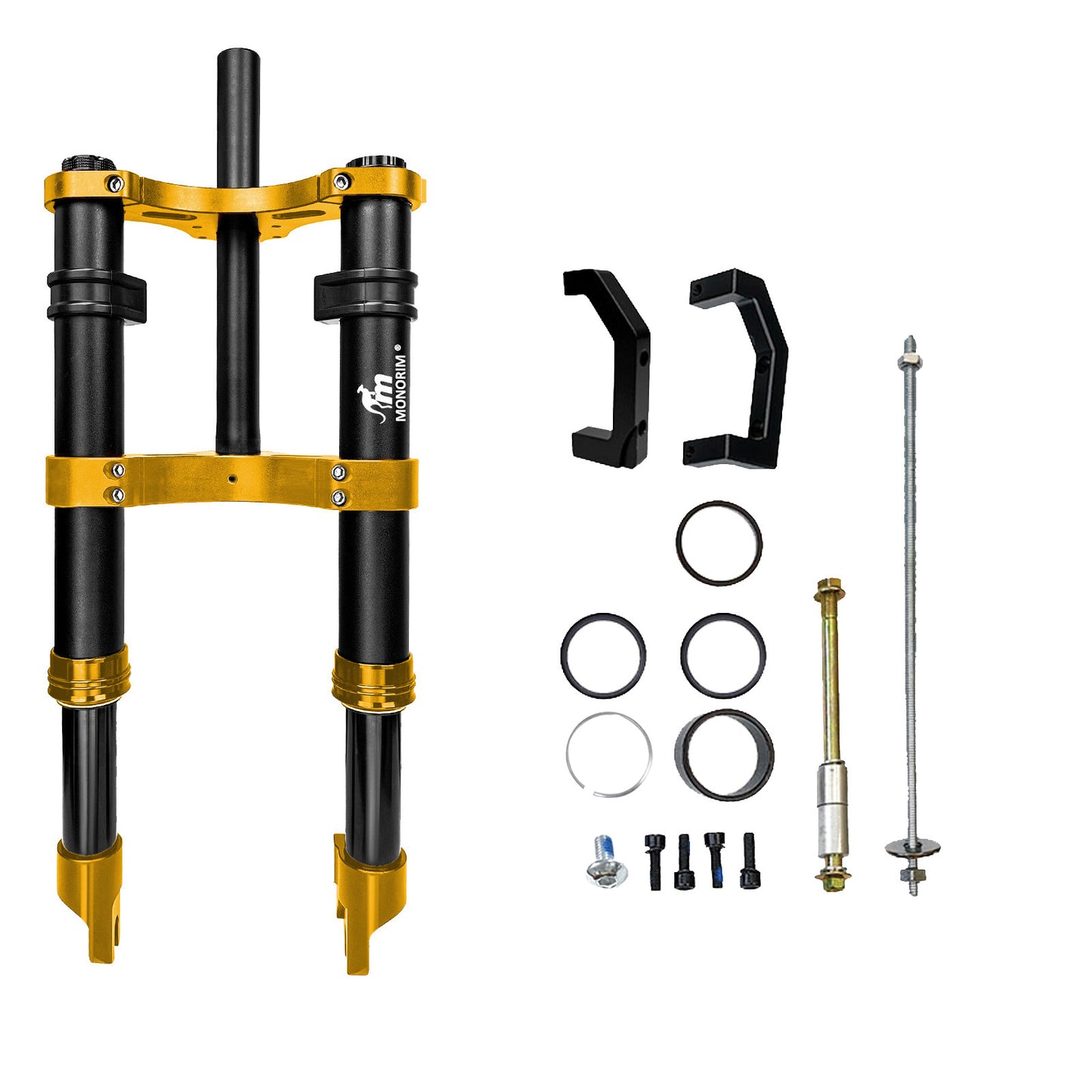 Monorim MD0/ME0/MF0 front modify great kit to be more safety and comfort for Mini & foldable ebike & Fat Tire ebike