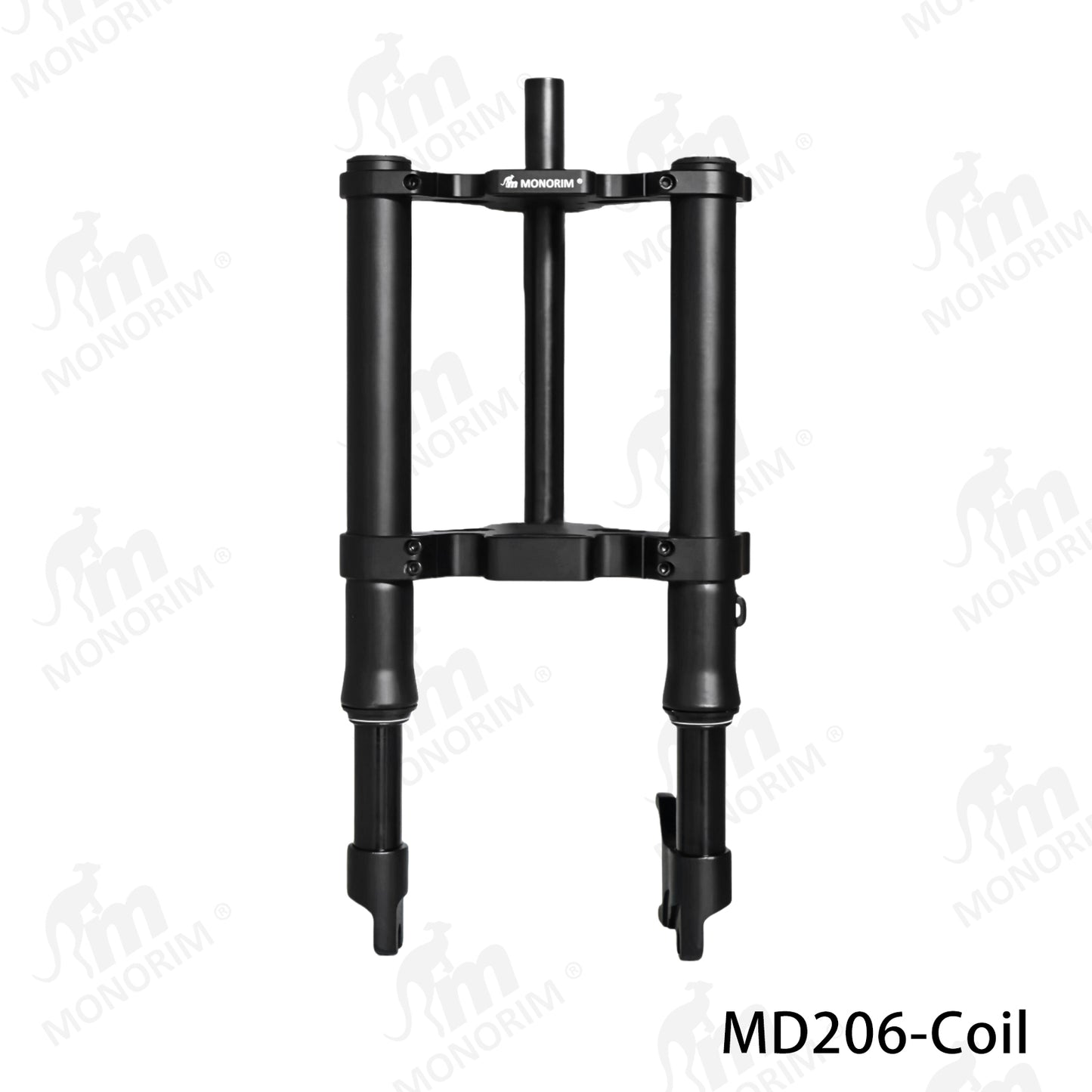 Monorim MD206/ME206 12/14inch coil/dual air front suspension for minibike  upgrade to be more safety and comfort.