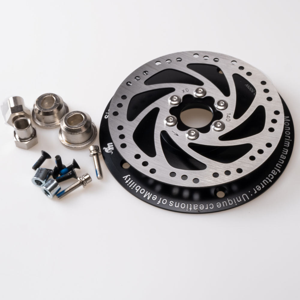 Monorim MD500W Pro Motor Deck Upgrade Disc Brake Parts For Xiaomi Scooter pro1, 140mm for Rear Motor