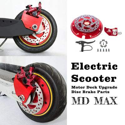 Monorim MD-MAX Motor Deck Upgrade Disc Brake Parts For Segway Ninebot Scooter MAX G30 D/E/P/DII/LEII/LD/LE/LP, 120mm for Rear Motor