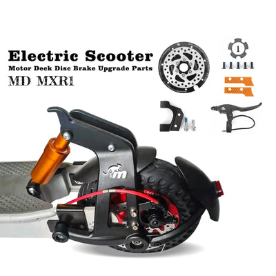 MONORIM MD-MXR1 Motor Deck Disc Brake Upgrade Parts for Segway Ninebot Scooter Max G30 Series, 120/140mm for Rear Motor with MXR1