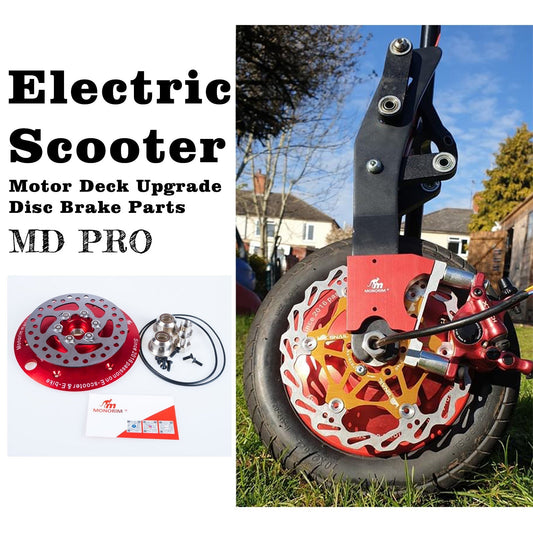 Monorim MD Pro Motor Deck Upgrade Disc Brake Parts For Xiaomi Scooter pro1, 120mm for Rear Motor