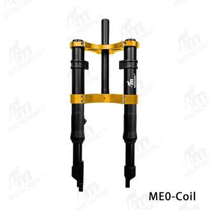 Monorim ME0 coil/air suspension 565mm/14inch front modify great kit to be more safety and comfort for Fiddo/DYU/Kugoo/jetson Bolt/Engwe or minibikes or Foldable