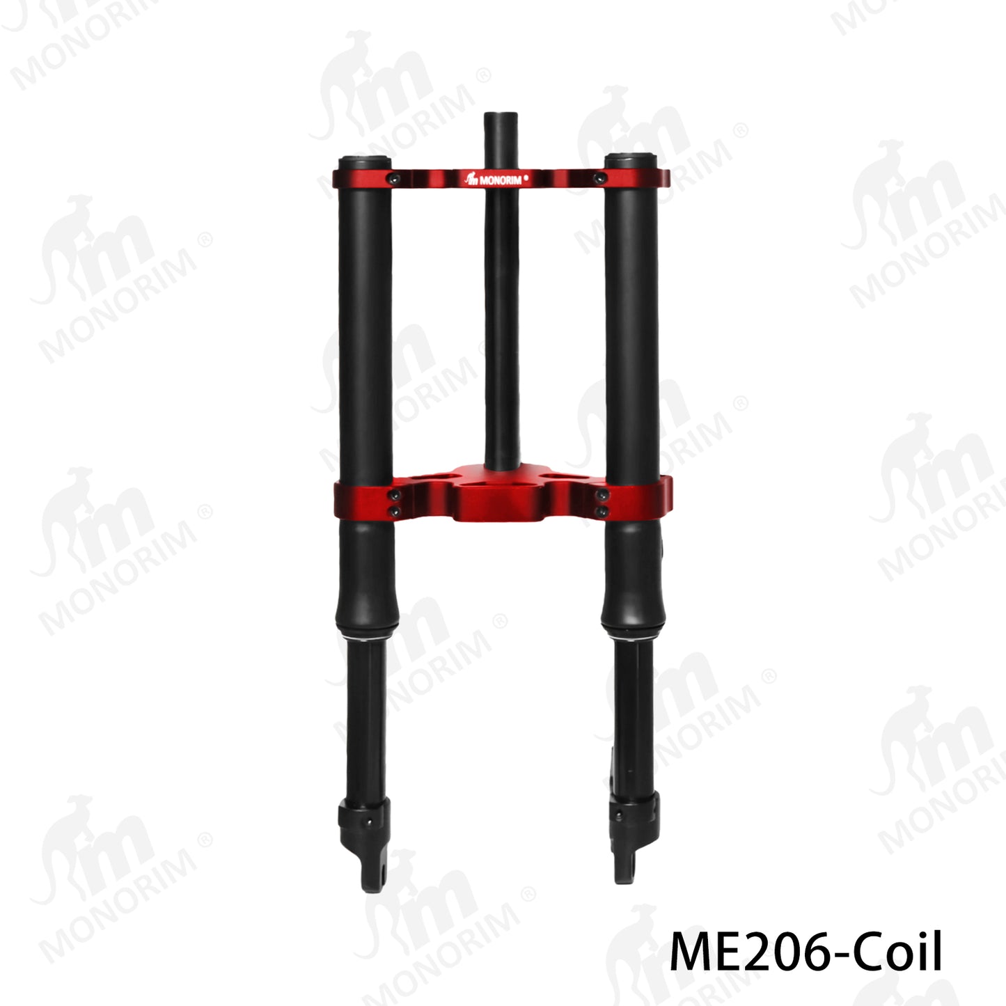 Monorim MD206/ME206 12/14inch coil/dual air front suspension for minibike  upgrade to be more safety and comfort.