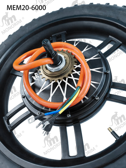 🥇Monorim MEM20-6000 20inch PEAK 7000W e-bike hub motor Maximum Supported Operating Current