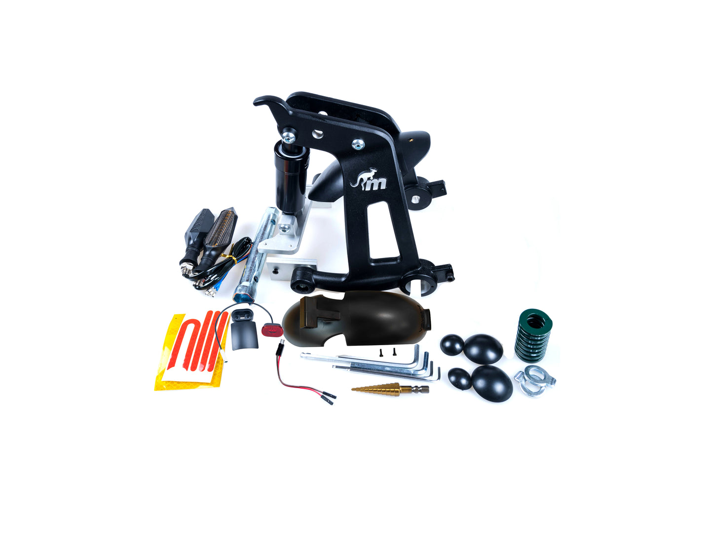 Monorim MKR1 Rear Suspension for Gyroor X8 Scooter Includ the Turn Signal Specially for 8.5/10inch Parts Accessories