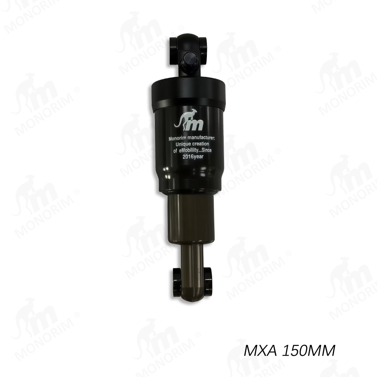 Monorim MXA 150MM Air Shock Absorber Adjustable Air Pressure Rubber Damping Rear Suspension for E‑Scooter E‑Bike MTB Youth Bike