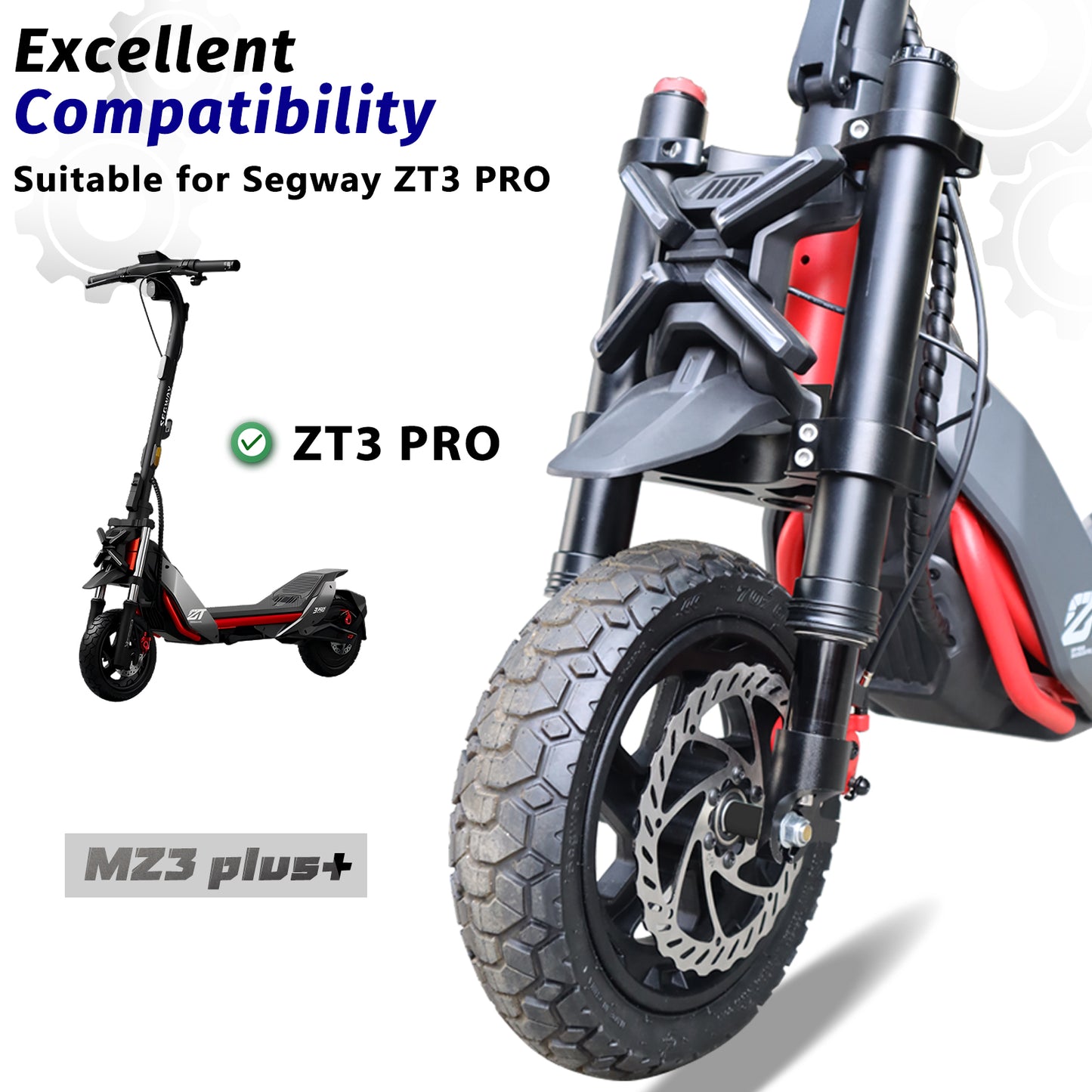 Monorim MZ3 plus+ Dual air version front suspension for Segway ZT3 pro.