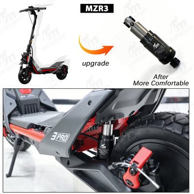 Monorim MZR3 Pro rear air suspension, specialize for ZT3 pro , Air adjust suspension.