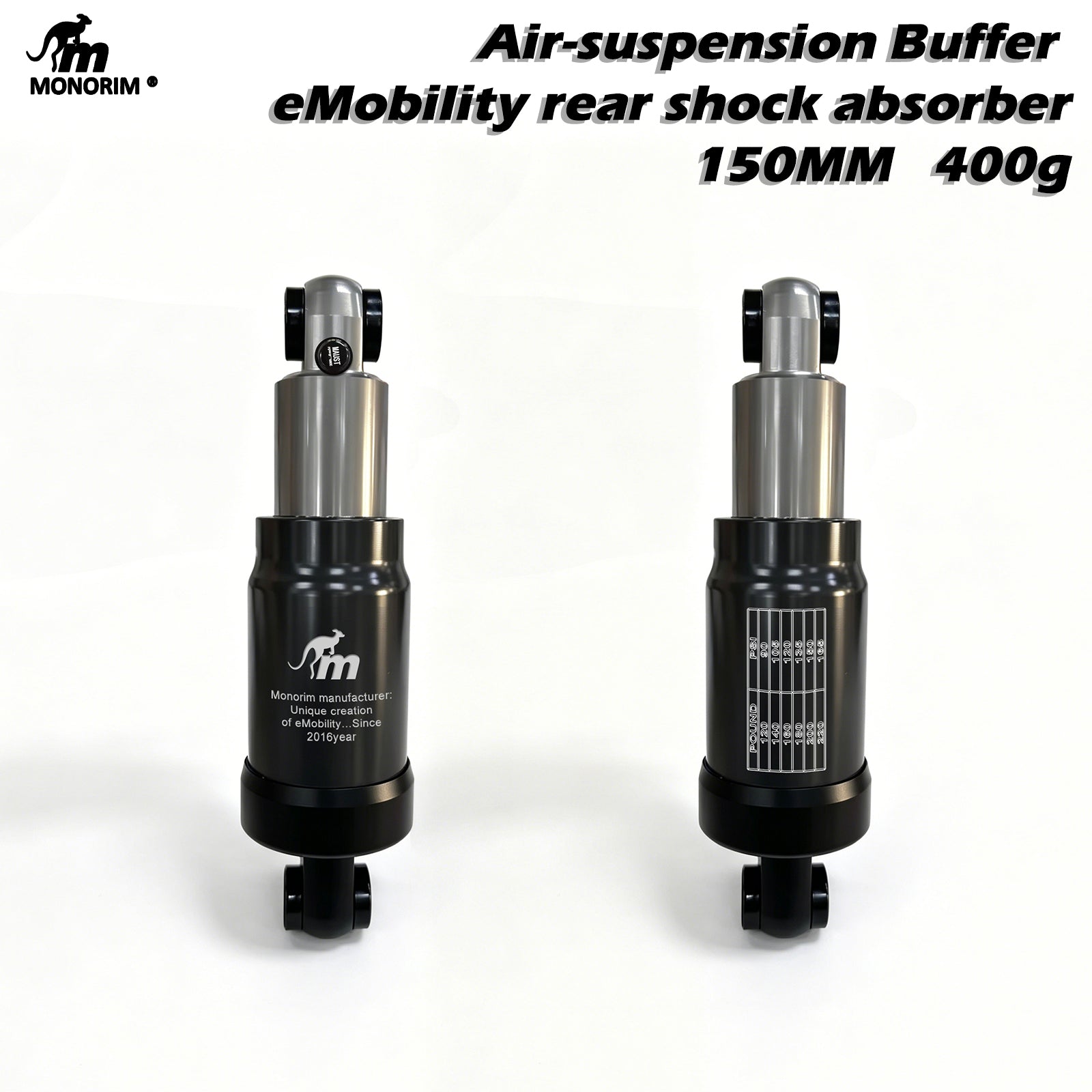 Monorim MZR3 Pro rear air suspension, specialize for ZT3 pro , Air
