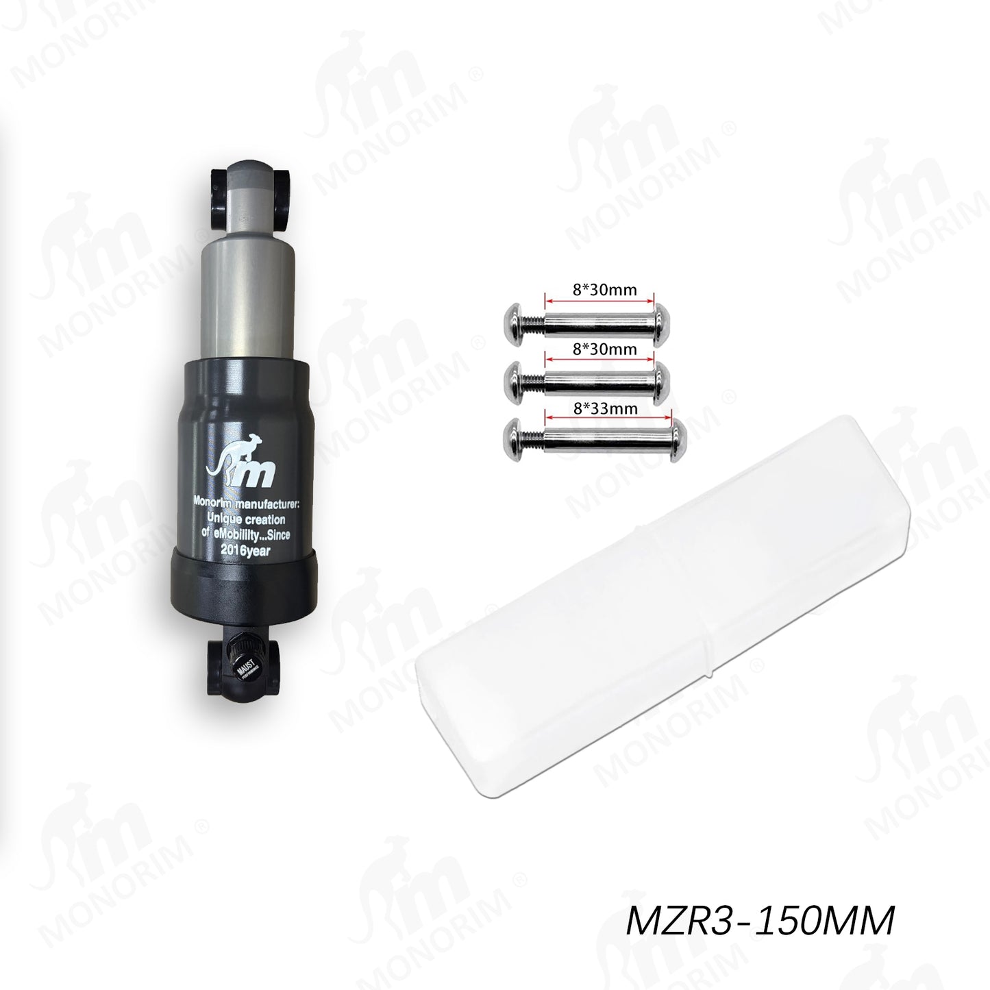 Monorim MZR3 Pro rear air suspension, specialize for ZT3 pro , Air adjust suspension.