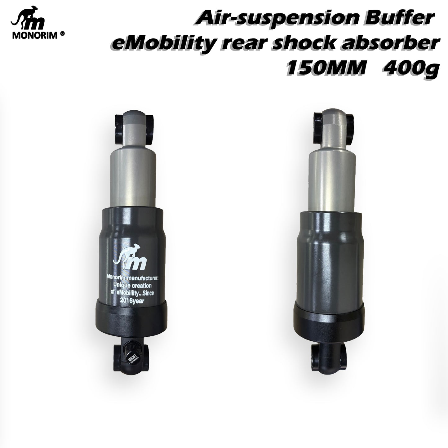 Monorim MZR3 Pro rear air suspension, specialize for ZT3 pro , Air adjust suspension.
